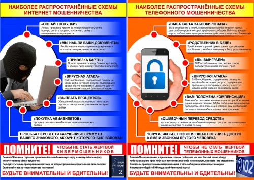 Сотрудники полиции предупреждают: БУДЬТЕ БДИТЕЛЬНЫ!