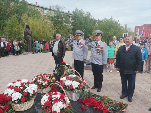 В Великий праздник День Победы, в строю «Бессмертного полка» шли руководители МО МВД России «Бузулукский»