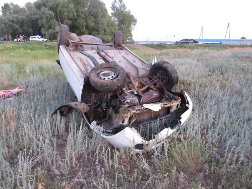 В Саракташском районе, в результате опрокидывания автомобиля,  погиб малолетний ребенок