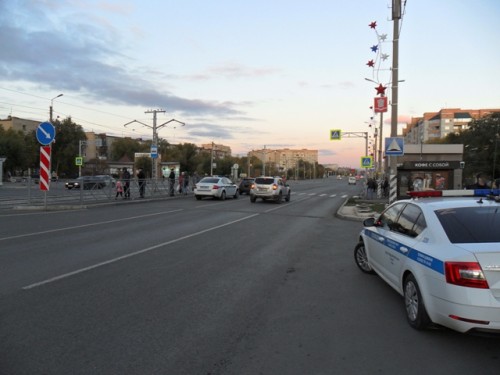 В Новотроицке полицейские патрульно-постовой службы по горячим следам задержали подозреваемого в угоне автомобиля