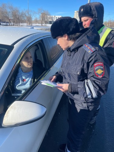 Оренбургские госавтоинспекторы провели акцию «Водитель – пропусти пешехода!»