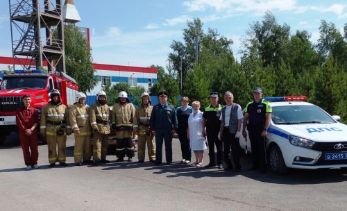 В Абдулино прошли учения аварийно-спасательных работ при ДТП