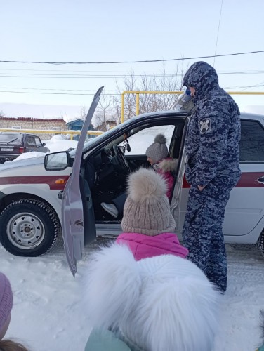 В Матвеевке воспитанники Детского сада побывали на экскурсии в отделение полиции